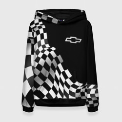 Женская толстовка 3D Chevrolet racing flag