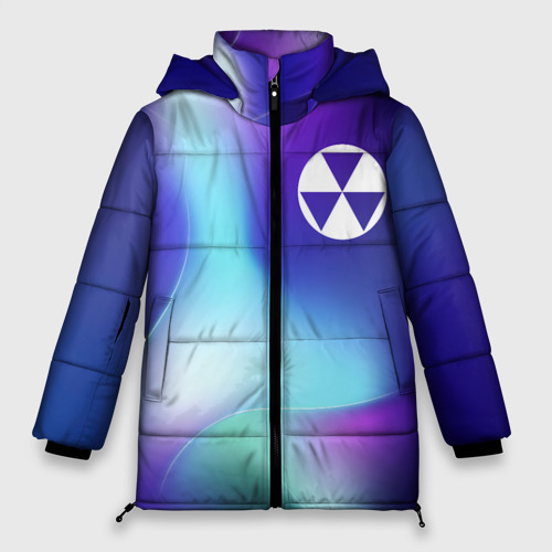 Женская зимняя куртка 3D с принтом Fallout northern cold, вид спереди #2