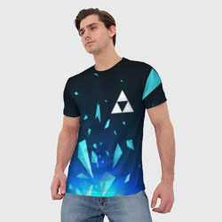 Мужская футболка 3D Zelda взрыв частиц - фото 2