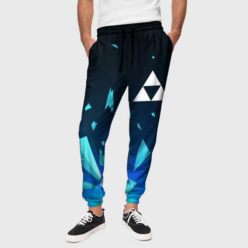 Мужские брюки 3D Zelda взрыв частиц, цвет 3D печать - фото 4