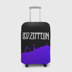 Чехол для чемодана 3D Led Zeppelin purple grunge