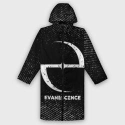 Мужской дождевик 3D Evanescence с потертостями на темном фоне