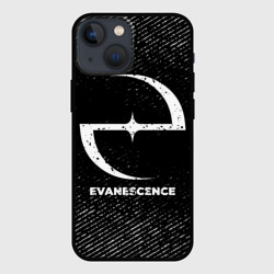 Чехол для iPhone 13 mini Evanescence с потертостями на темном фоне