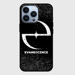 Чехол для iPhone 13 Pro Evanescence с потертостями на темном фоне