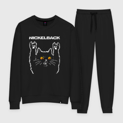 Женский костюм хлопок Nickelback rock cat