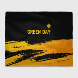 Плед 3D Green Day - gold gradient: символ сверху