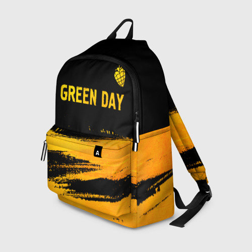 Рюкзак 3D Green Day - gold gradient: символ сверху
