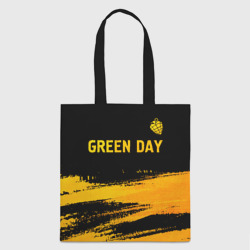 Шоппер 3D Green Day - gold gradient: символ сверху