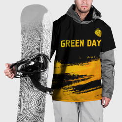 Накидка на куртку 3D Green Day - gold gradient: символ сверху