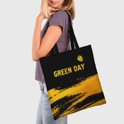 Шоппер 3D Green Day - gold gradient: символ сверху - фото 2