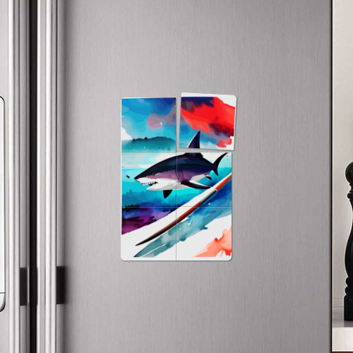Магнитный плакат 2Х3 Shark - watercolor - art - фото 4