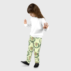 Детские брюки 3D Причудливый цветок с большими листьями - фото 2