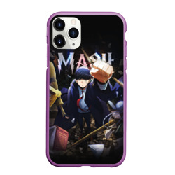 Чехол для iPhone 11 Pro Max матовый Mash magic and muscles