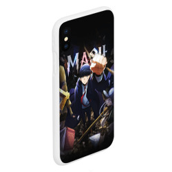 Чехол для iPhone XS Max матовый Mash magic and muscles - фото 2