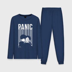 Мужская пижама с лонгсливом хлопок Panic Finn and Mash