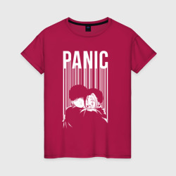 Женская футболка хлопок Panic Finn and Mash