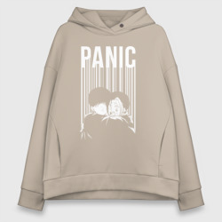 Женское худи Oversize хлопок Panic Finn and Mash