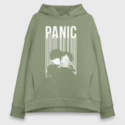 Женское худи Oversize хлопок Panic Finn and Mash