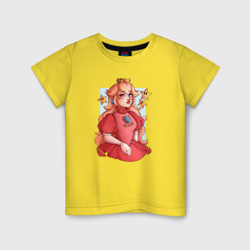 Детская футболка хлопок The Super Mario Bros Принцесса Пич