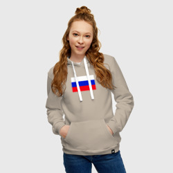 Женская толстовка хлопок Российский флаг - фото 2