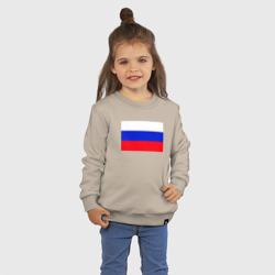 Детский свитшот хлопок Российский флаг - фото 2
