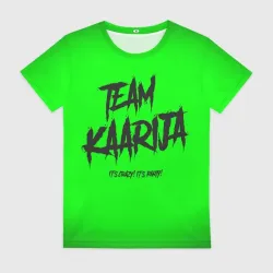 Женская футболка 3D Team Kaarija: Eurovision 2023 Finland