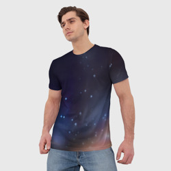 Мужская футболка 3D Космическое полотно - фото 2