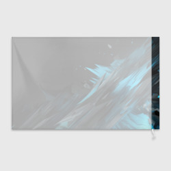 Флаг 3D Абстрактные синие брызги - фото 2