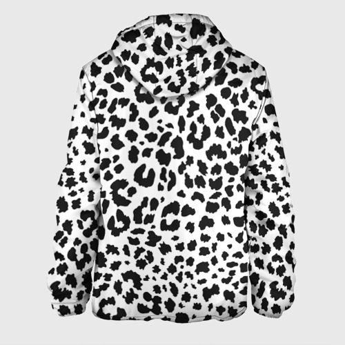 Мужская куртка 3D Черные леопардовые пятна, цвет 3D печать - фото 2
