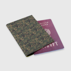 Обложка для паспорта матовая кожа Пацифист - камуфляж - фото 2