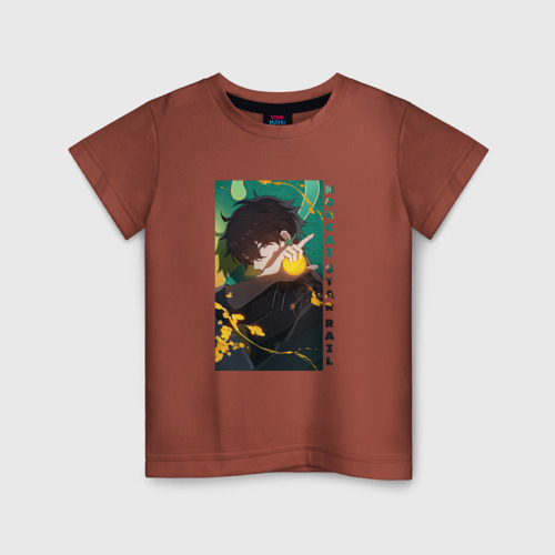 Детская футболка хлопок с принтом Взгляд Дань Хэна, вид спереди #2