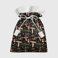 Мухоморы и яблоневые цветы – Подарочный мешок с принтом купить со скидкой в -13%