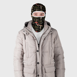 Балаклава 3D Мухоморы и яблоневые цветы - фото 2