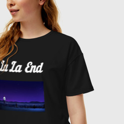 Женская футболка хлопок Oversize La La End - фото 2