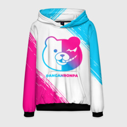 Мужская толстовка 3D Danganronpa neon gradient style