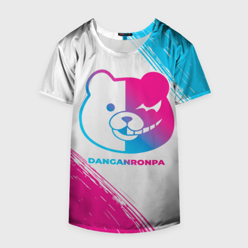 Накидка на куртку 3D Danganronpa neon gradient style, цвет 3D печать - фото 4