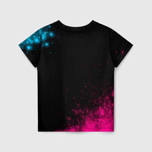 Детская футболка 3D Genesis - neon gradient, цвет 3D печать - фото 2