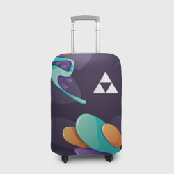 Чехол для чемодана 3D Zelda graffity splash