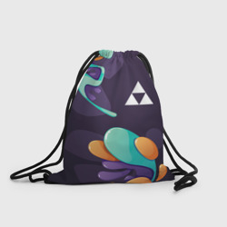 Рюкзак-мешок 3D Zelda graffity splash