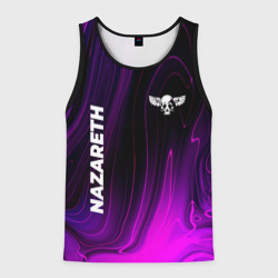 Мужская майка 3D Nazareth violet plasma