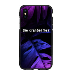 Чехол для iPhone XS Max матовый The Cranberries neon monstera