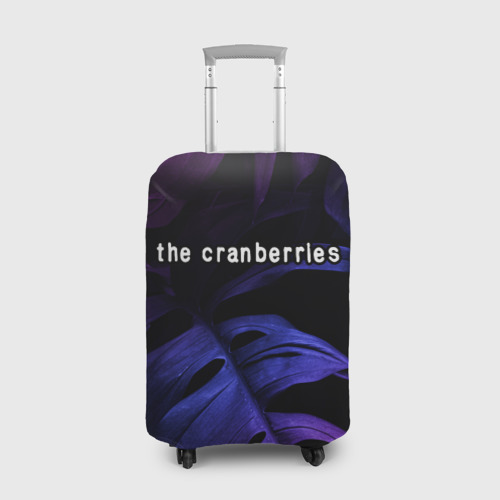 Чехол для чемодана 3D The Cranberries neon monstera, цвет 3D печать