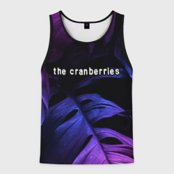 Мужская майка 3D The Cranberries neon monstera