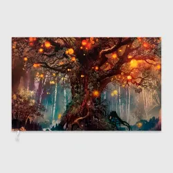 Флаг 3D Сказочное дерево