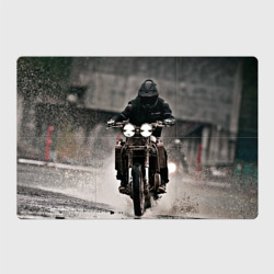 Магнитный плакат 3Х2 Мотоцикл в дождь