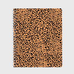 Тетрадь Оранжевое леопардовое поле