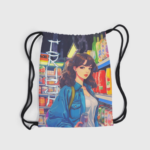 Рюкзак-мешок 3D Crush - ретро девочка-аниме в магазине - фото 6