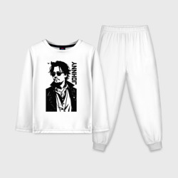 Детская пижама с лонгсливом хлопок Johnny Depp - graphics