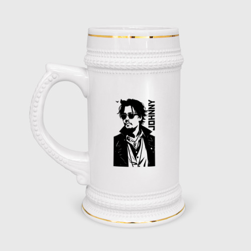 Кружка пивная Johnny Depp - graphics