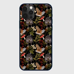 Чехол для iPhone 12 Pro Избушки и сипухи